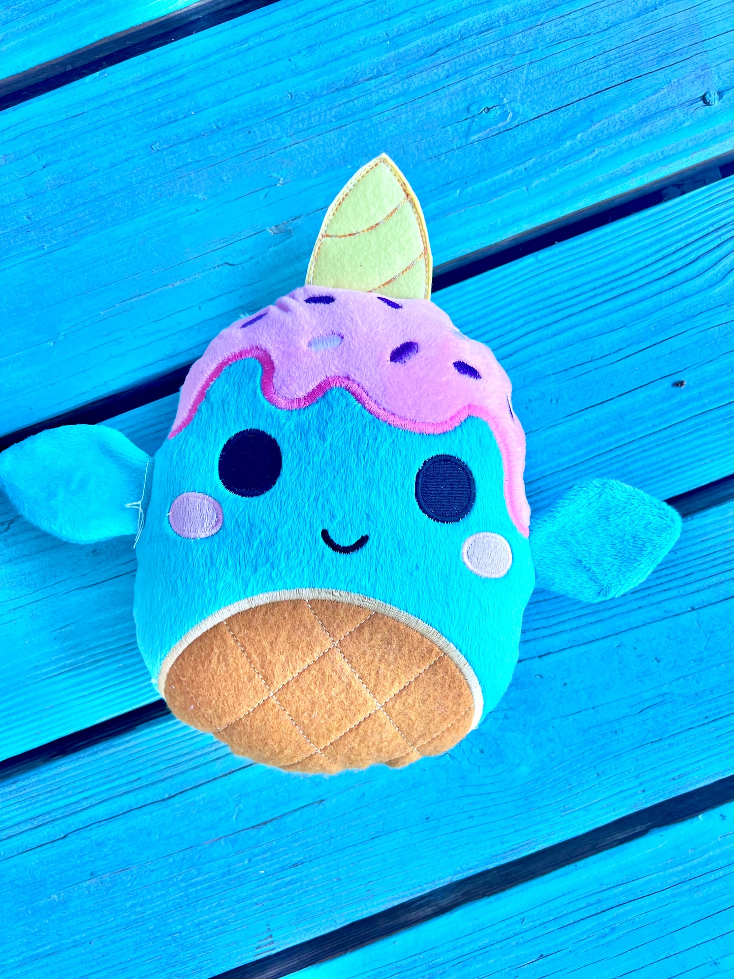 Ice Cream Narwhal Plushie