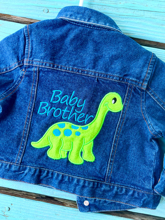 baby brother dinosaur jacket