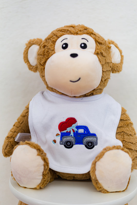 0-6 months applique bib