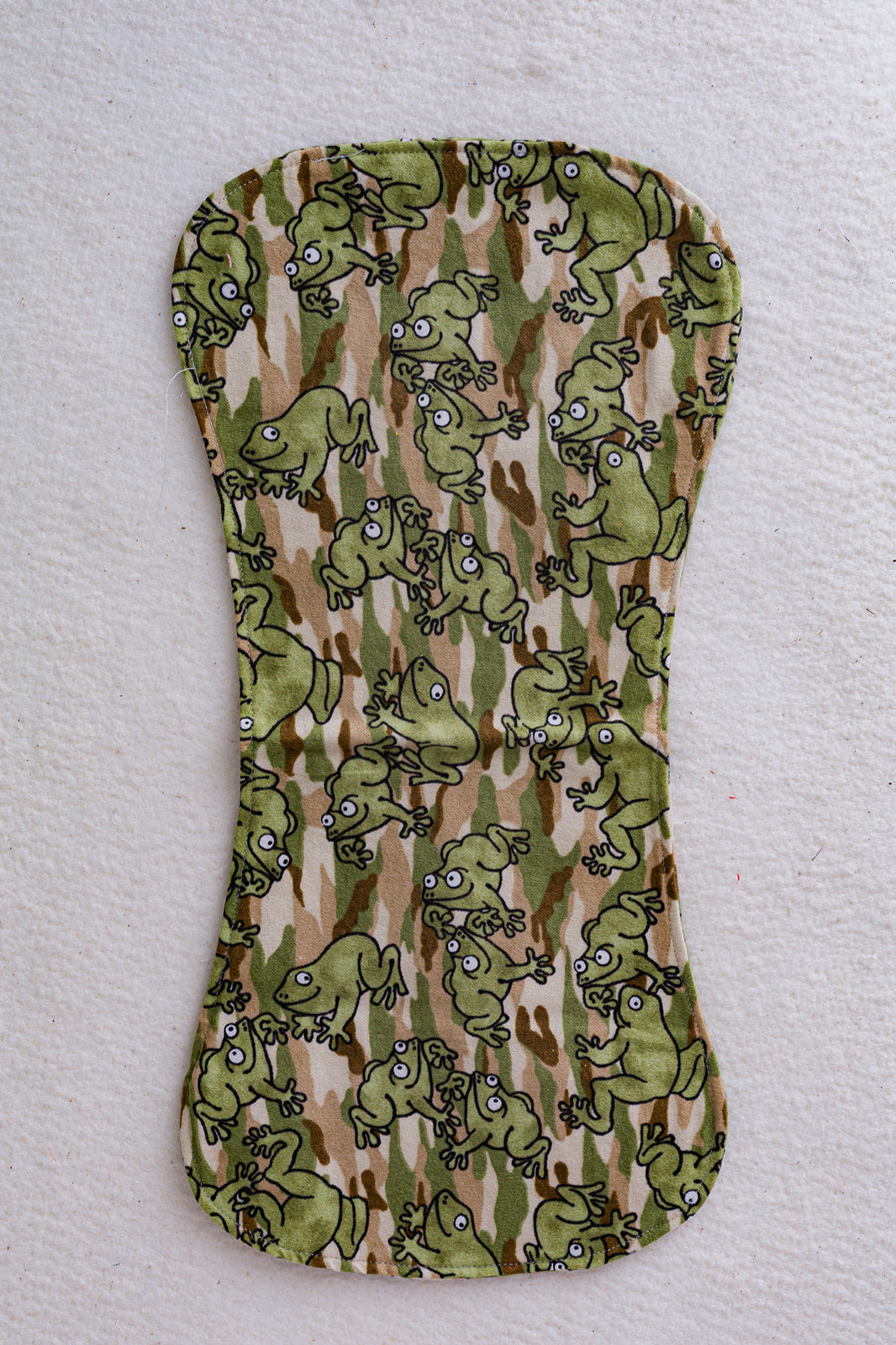 Camo Frogs Burp Cloth