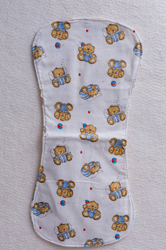 teddy bear burp cloth